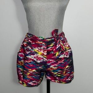 Print casual shorts